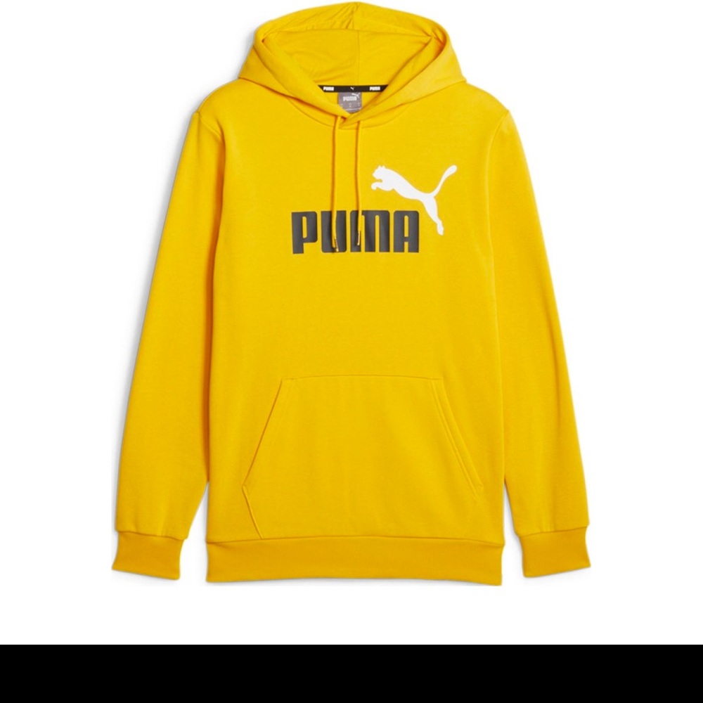 Puma Yellow Hoodie with White Logo